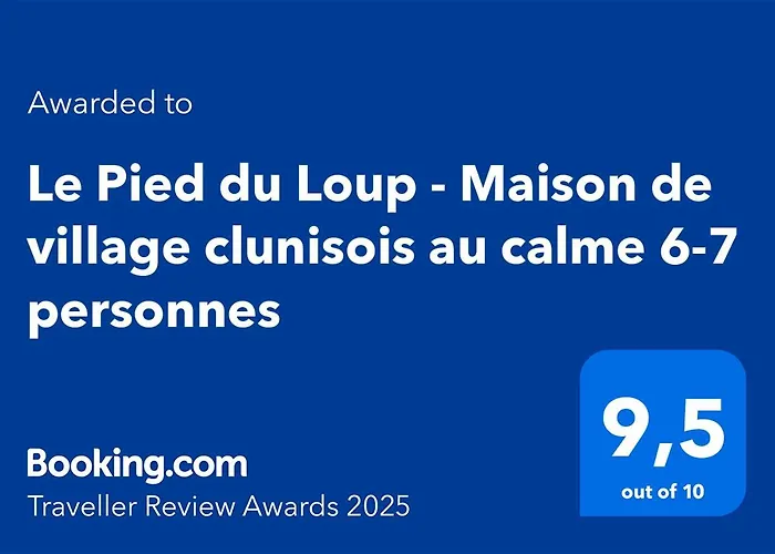 Le Pied Du Loup - Gite Proche Cluny Au Calme 6-7 Personnes