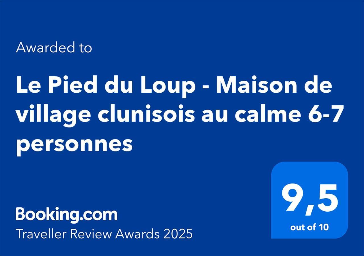 Le Pied Du Loup - Proche Cluny Au Calme 6-7 Personnes